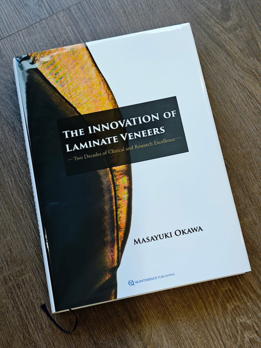 Sampul buku The Innovation of Laminate Veneers karya Masayuki Okawa, Quintessence Publishing